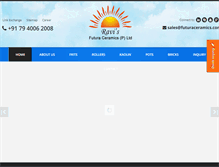 Tablet Screenshot of futuraceramics.com